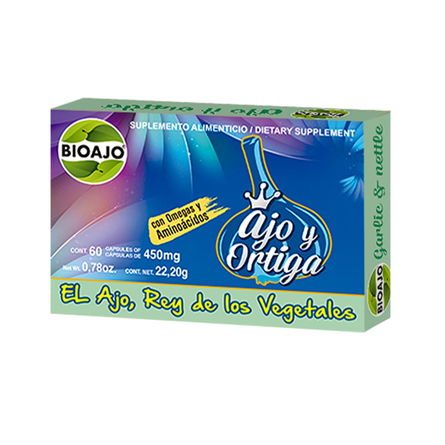 Cápsulas BIOAJO ® ajo y ortiga caja blister 60