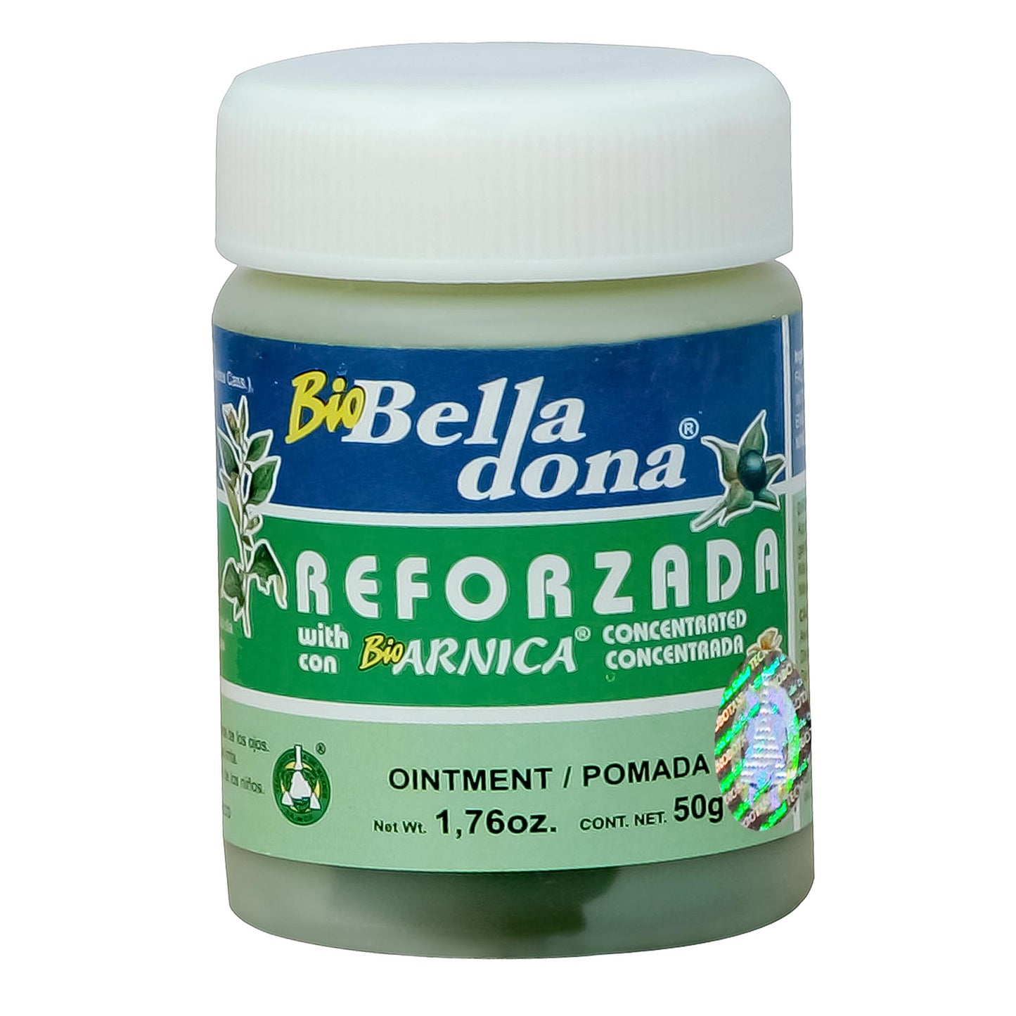 Pomada BIOBELLADONA ® belladona con árnica tarro 50g