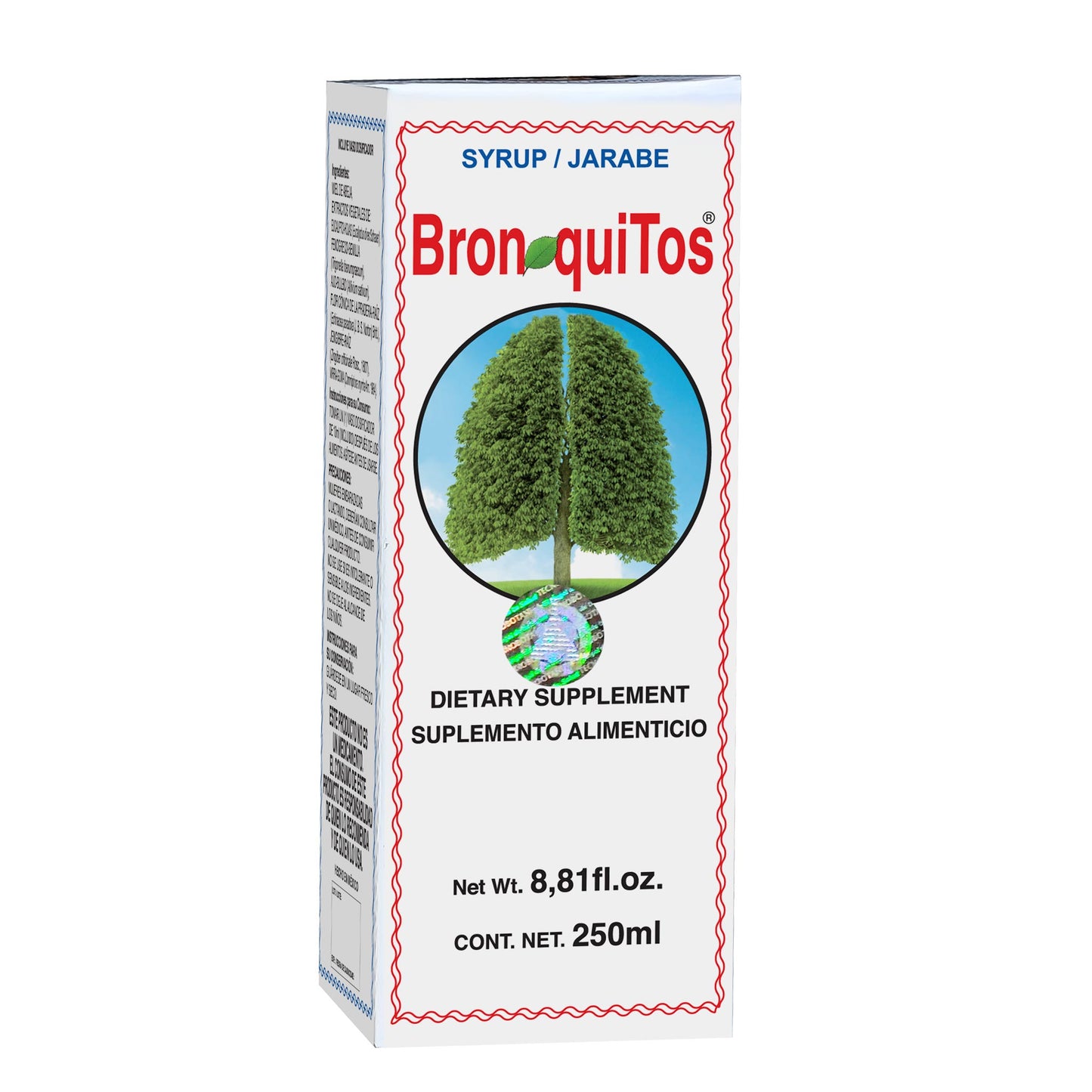 Jarabe BRONQUITOS ® miel de abeja, eucalipto y semilla de fenogreco caja frasco 250ml