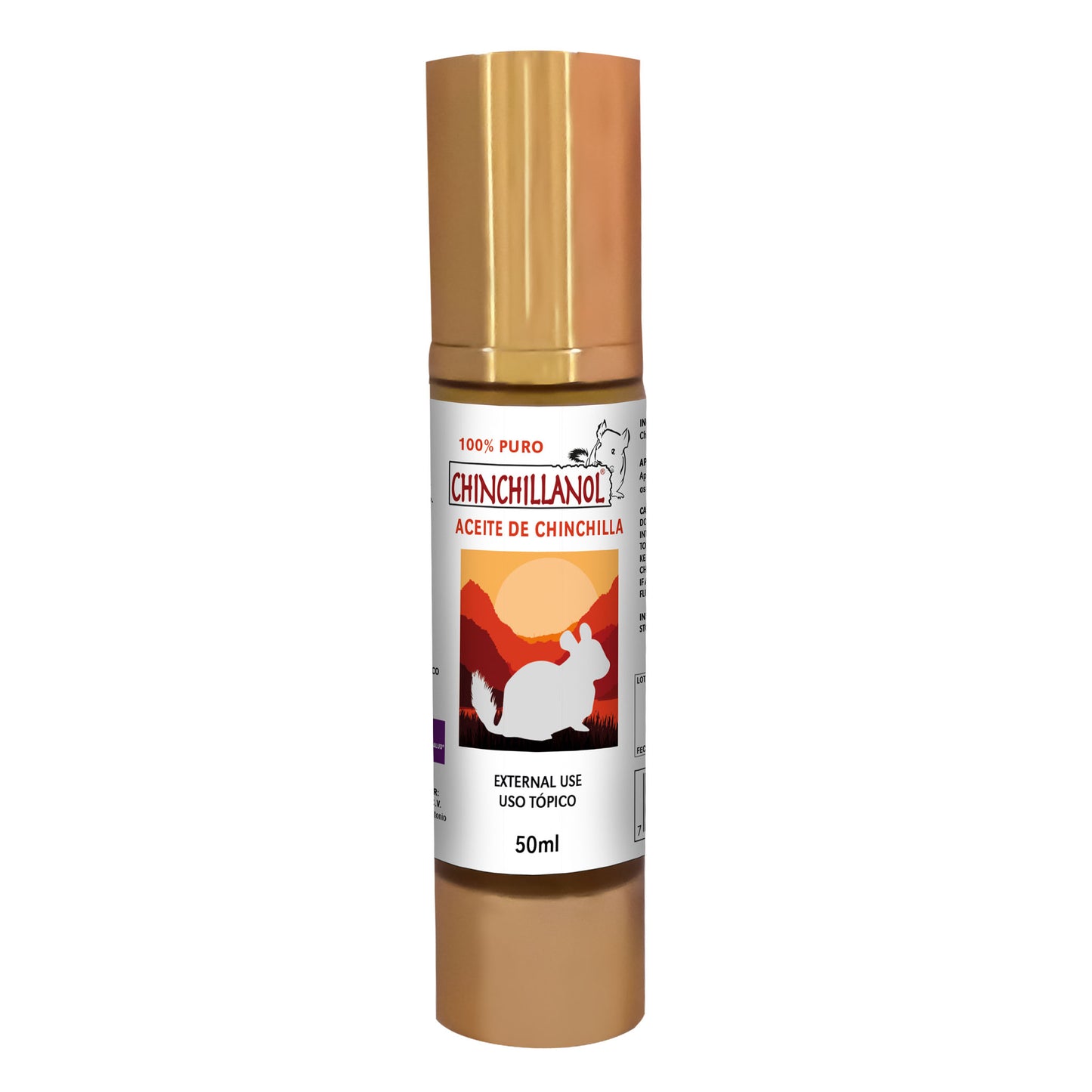 Aceite facial CHINCHILLANOL ® aceite de chinchilla frasco 50ml