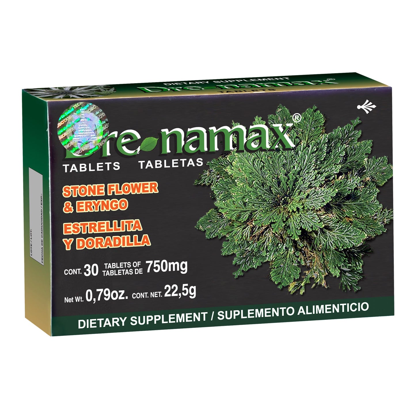 Tabletas DRENAMAX ® estrellita y doradilla caja blister 30