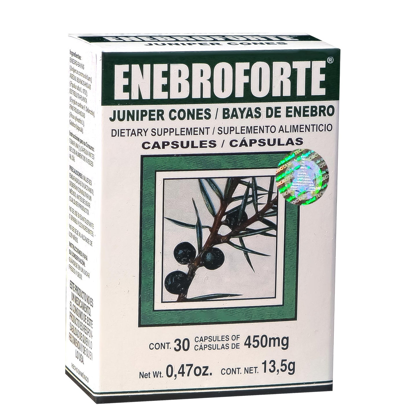 Cápsulas ENEBROFORTE ® bayas de enebro caja blister 30