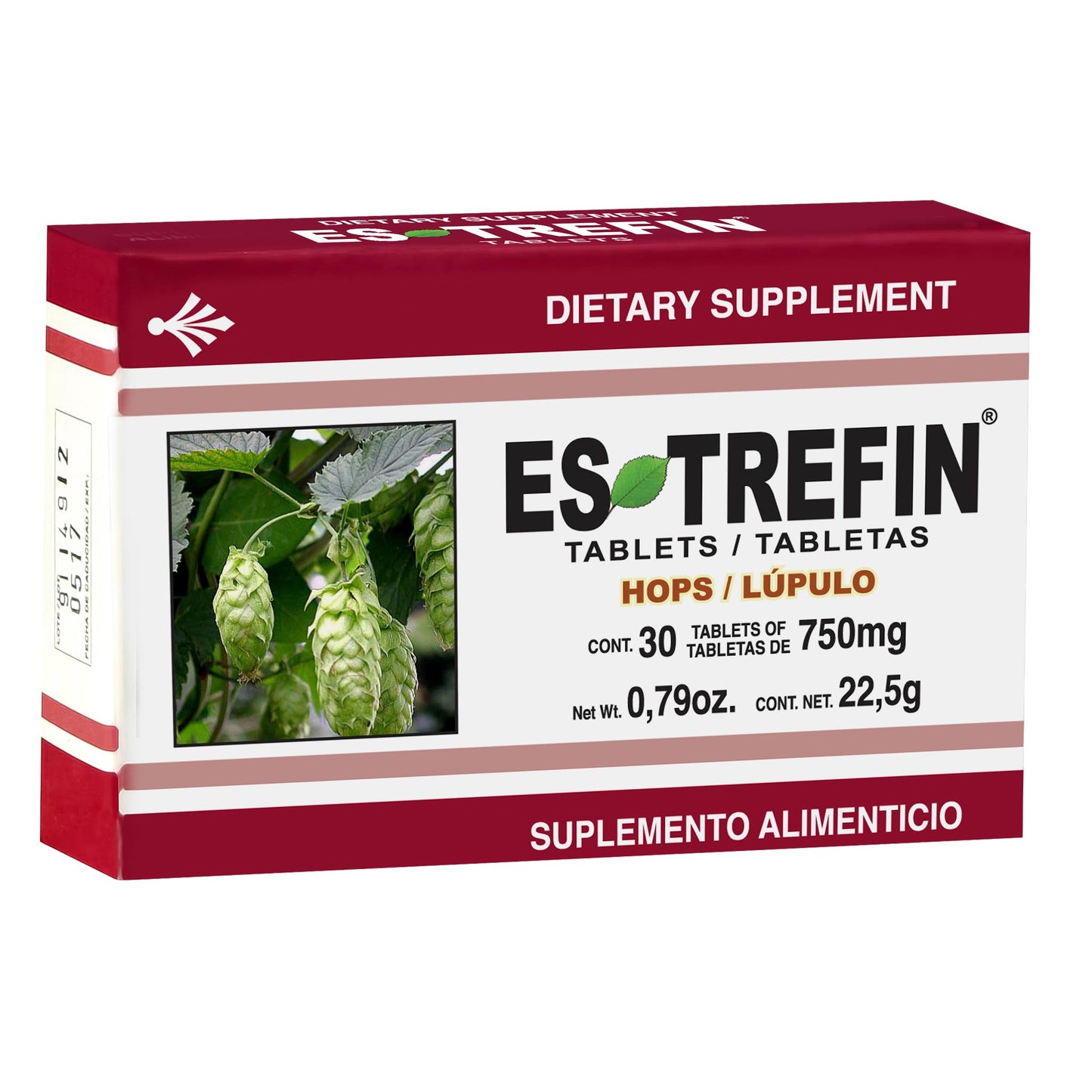 Tabletas ESTREFIN ® lúpulo caja blister 30