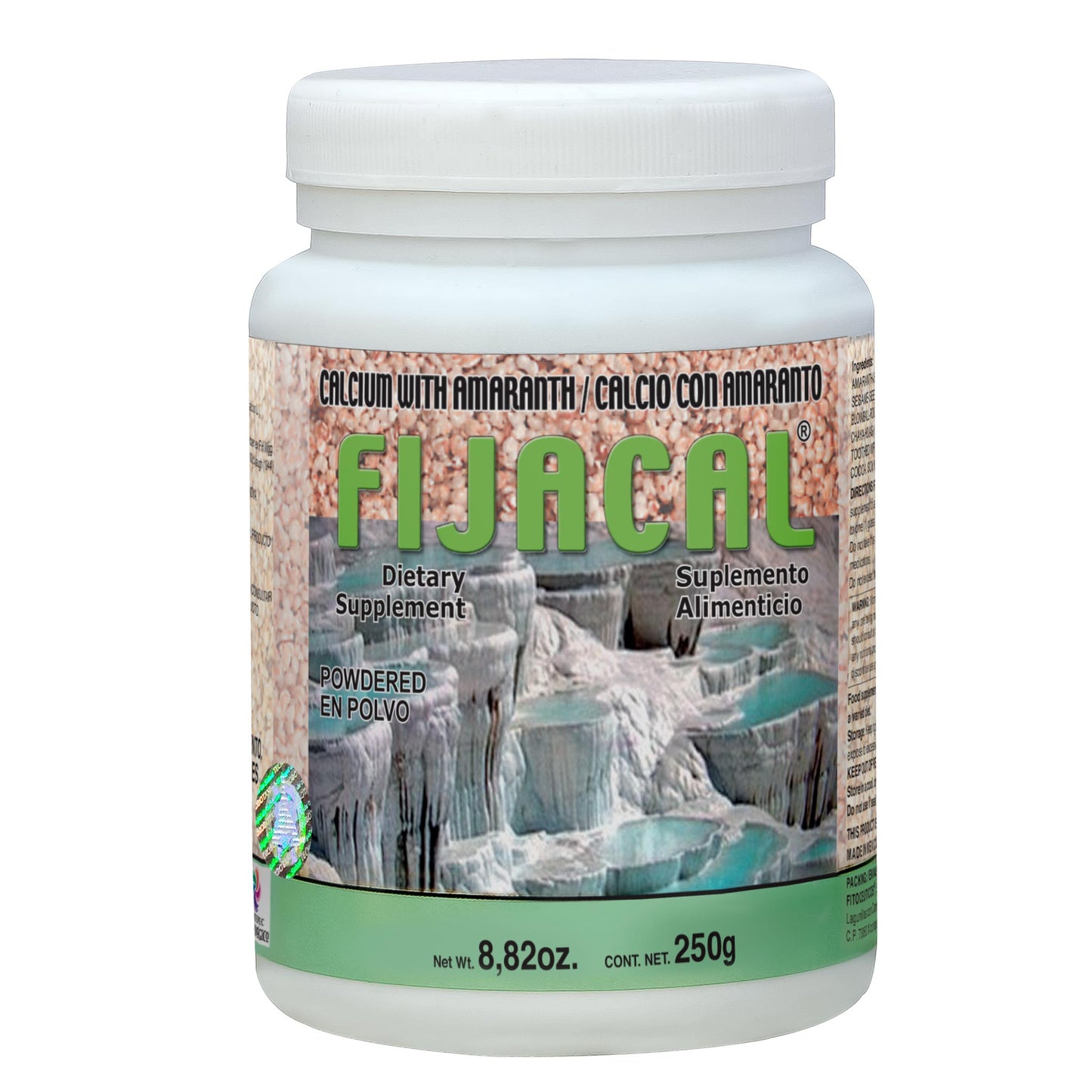 Polvo FIJACAL ® calcio con amaranto frasco 250g