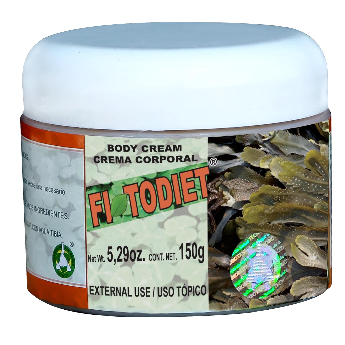 Crema corporal FITODIET ® hierbas termogénicas tarro 150g