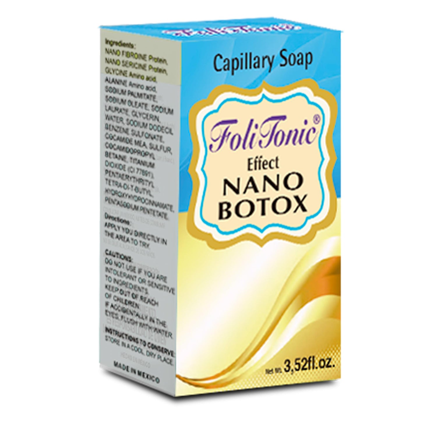 Jabón capilar FOLITONIC ® nano botox caja barra 100g