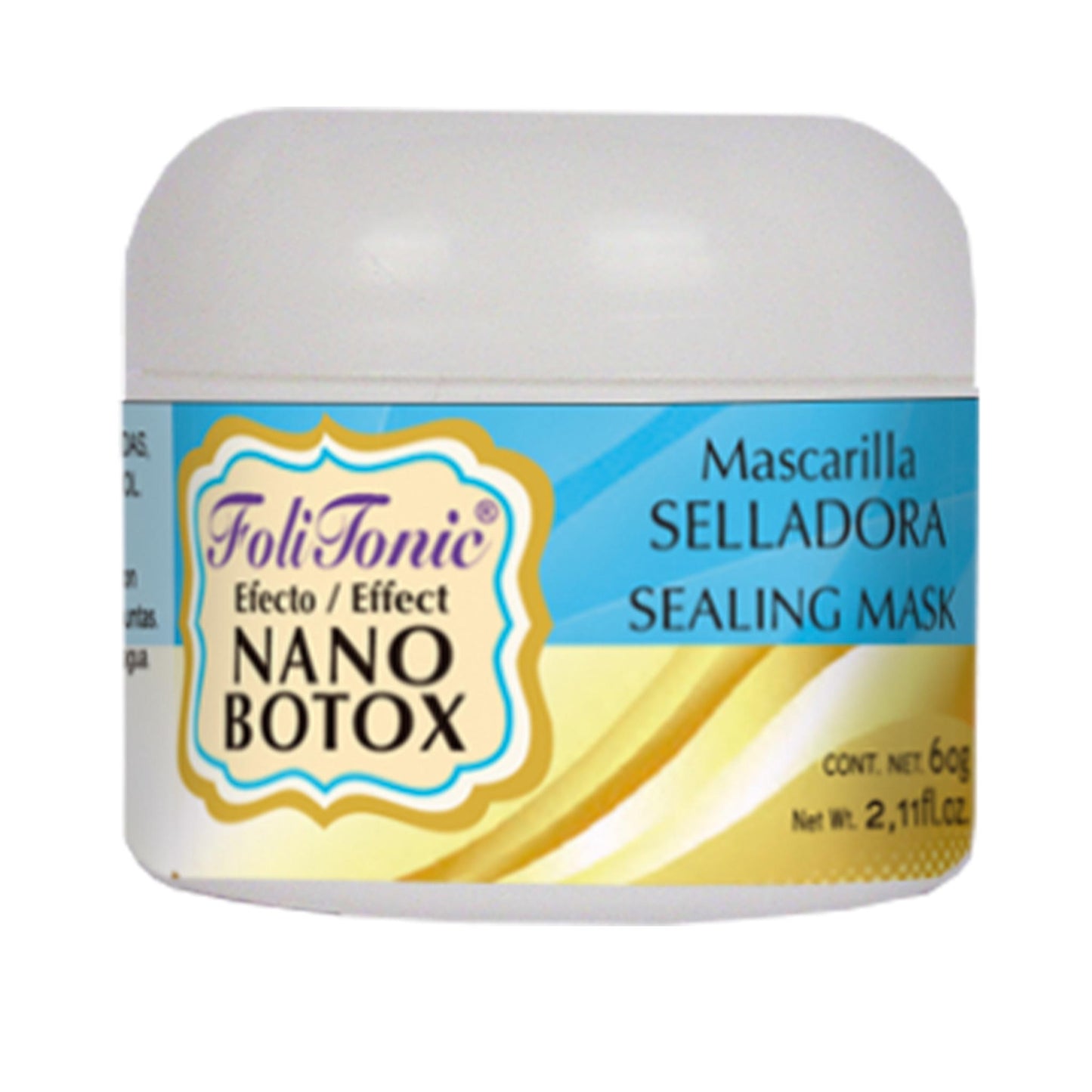 Mascarilla selladora FOLITONIC ® nano botox tarro 60g