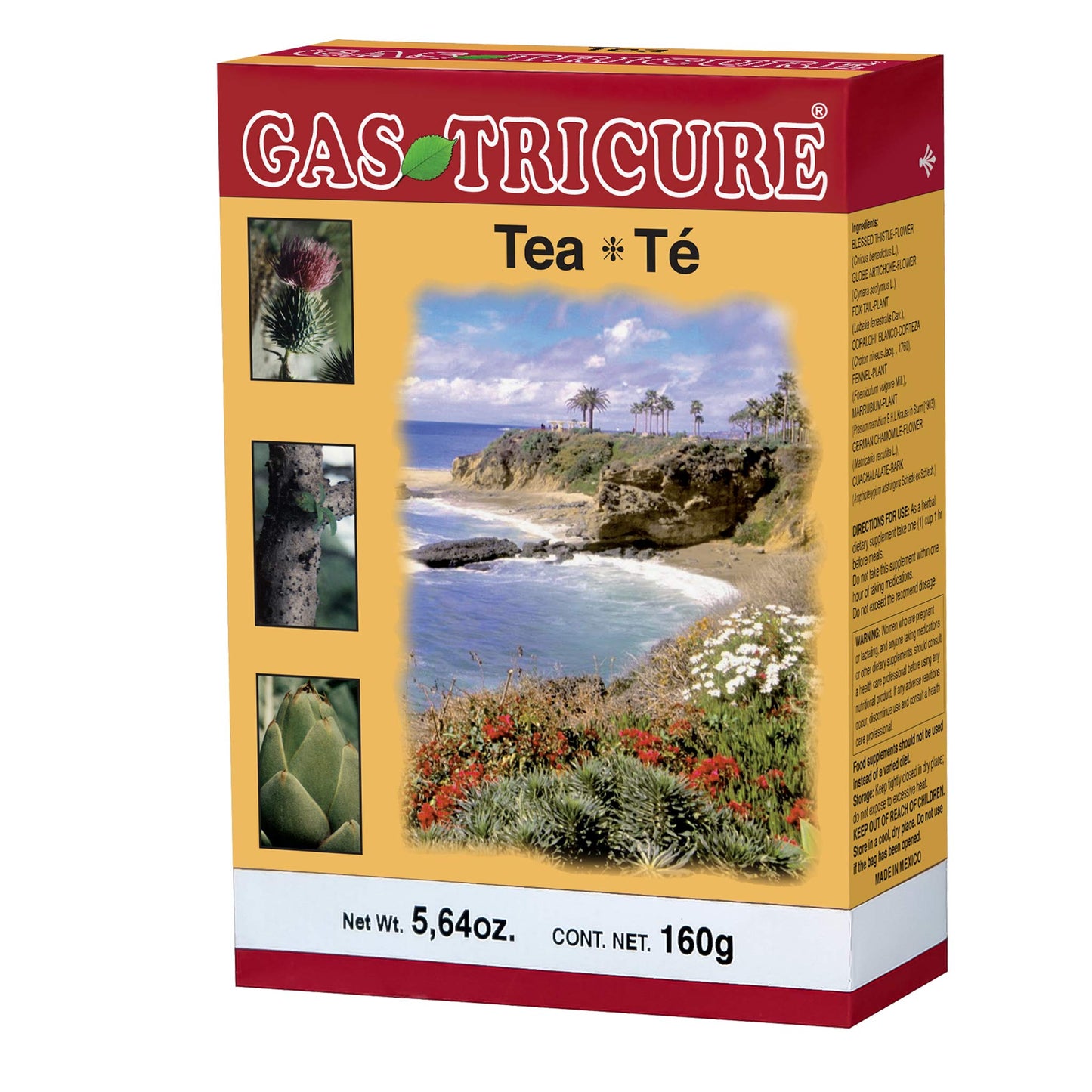 Té granulado GASTRICURE ® cardo santo reforzado caja 160g
