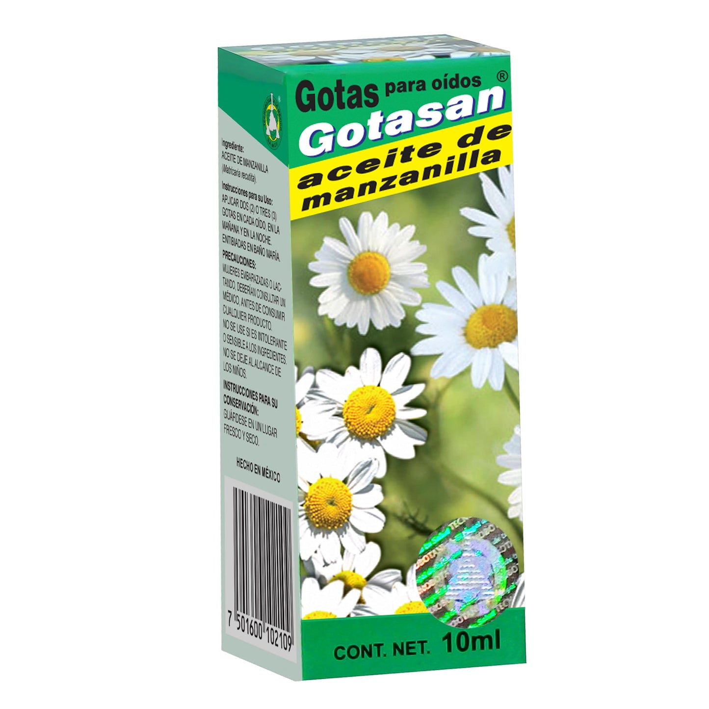Gotas óticas GOTASAN ® aceite de manzanilla frasco 10ml