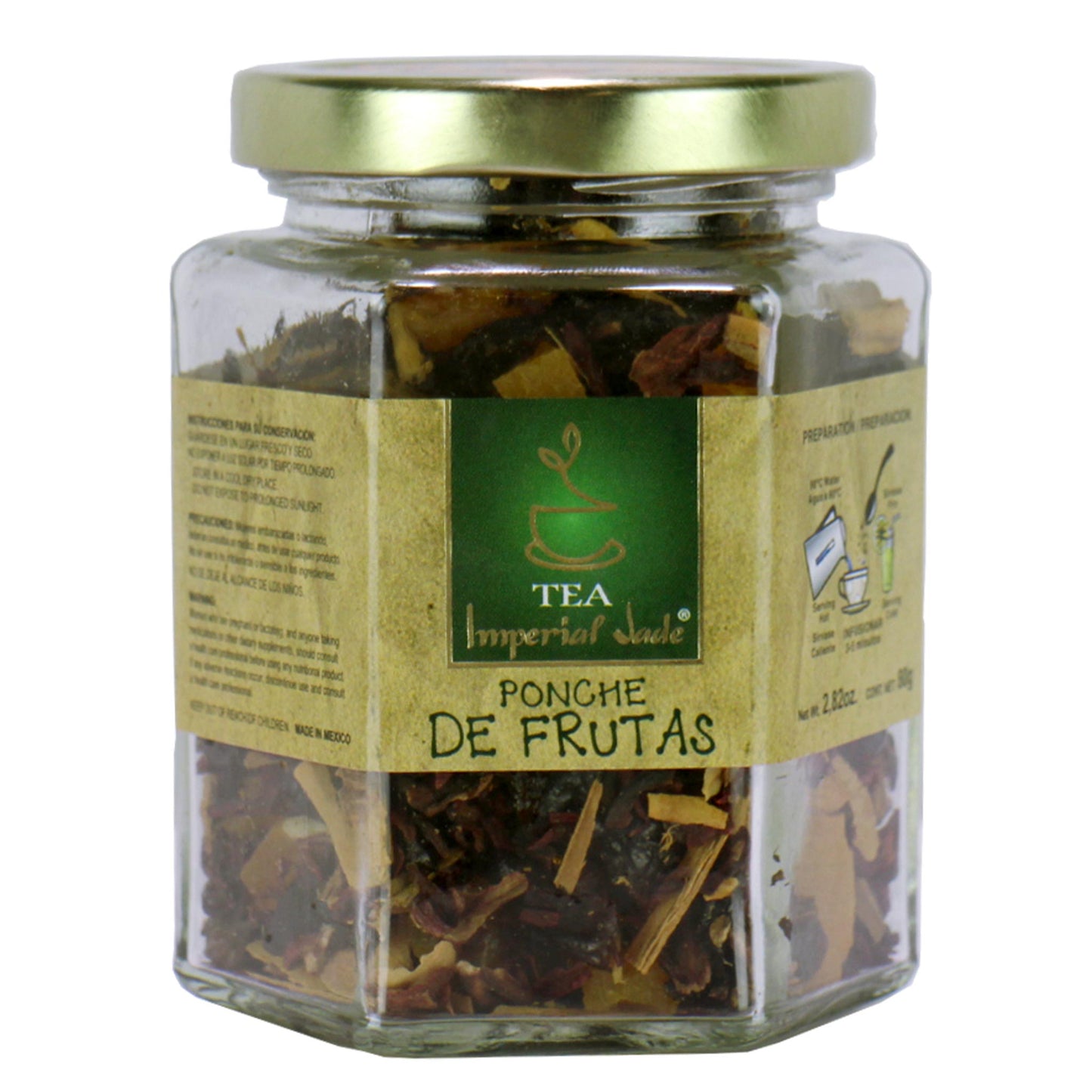 Frutos deshidratados IMPERIALJADE ® ponche frutas frasco 80g