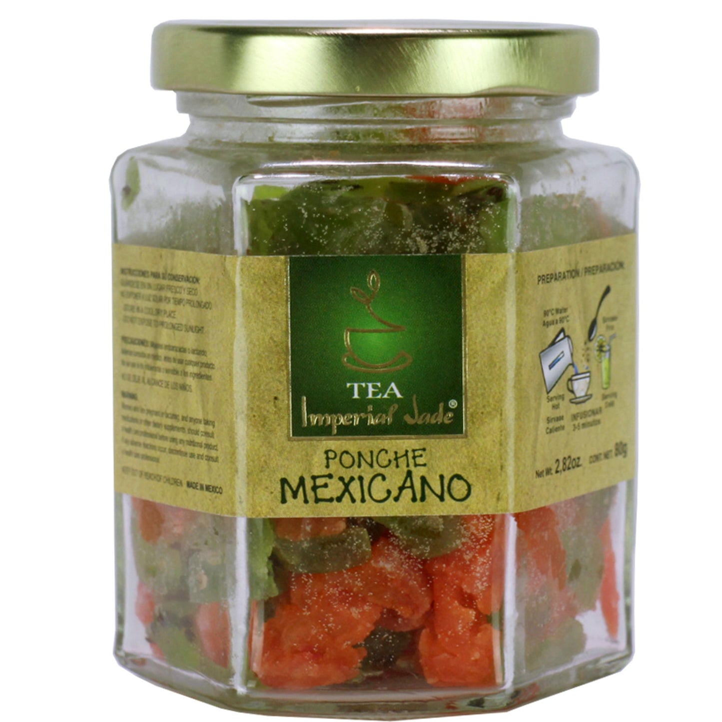 Frutos deshidratados IMPERIALJADE ® ponche mexicano frasco 80g