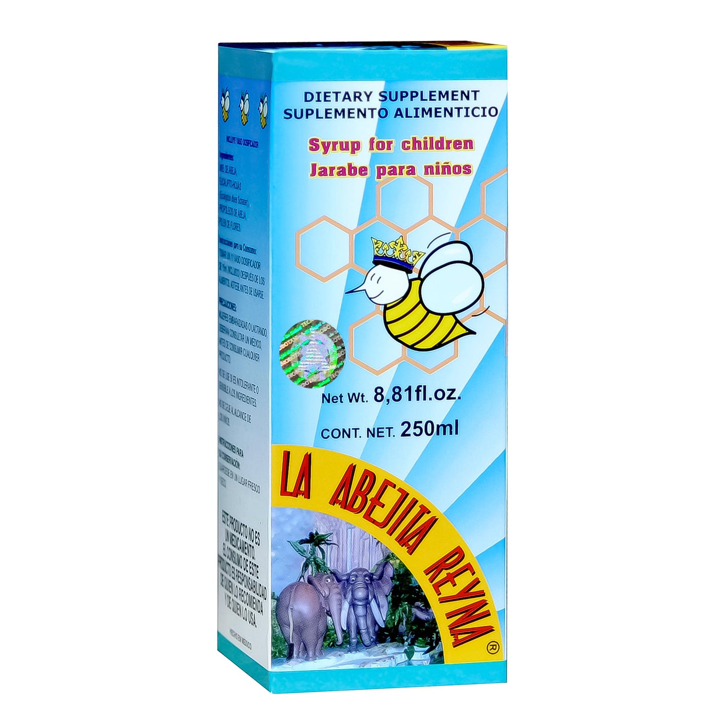 Jarabe LA ABEJITA REYNA ® miel y eucalipto caja frasco 250ml