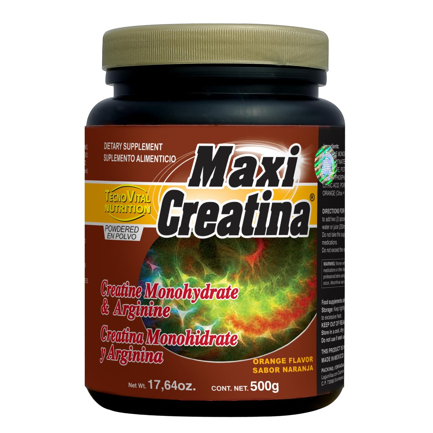 Polvo MAXICREATINA ® creatina con arginina bote 500g