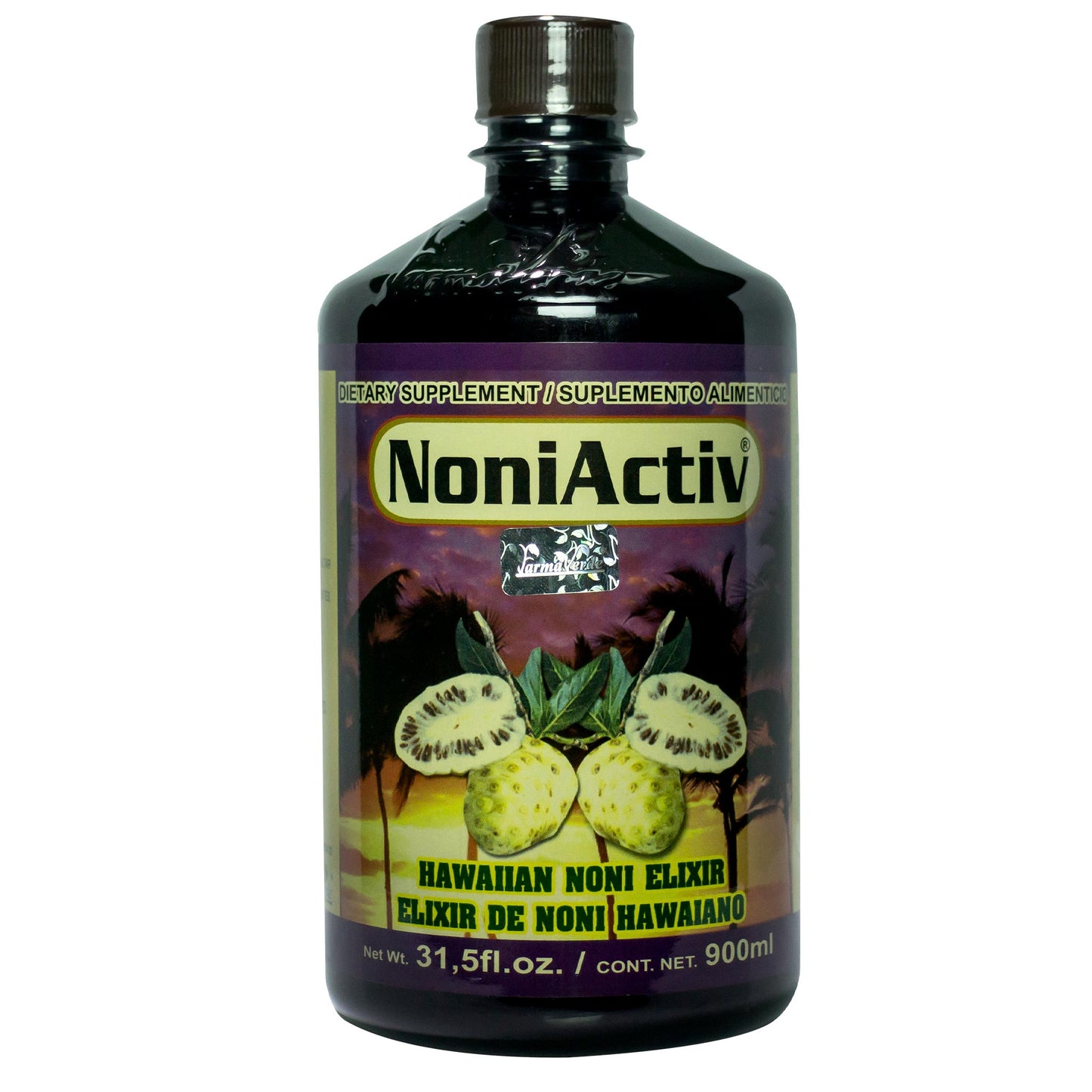 Elixir NONIACTIV ® Noni Hawaiano caja frasco 900ml