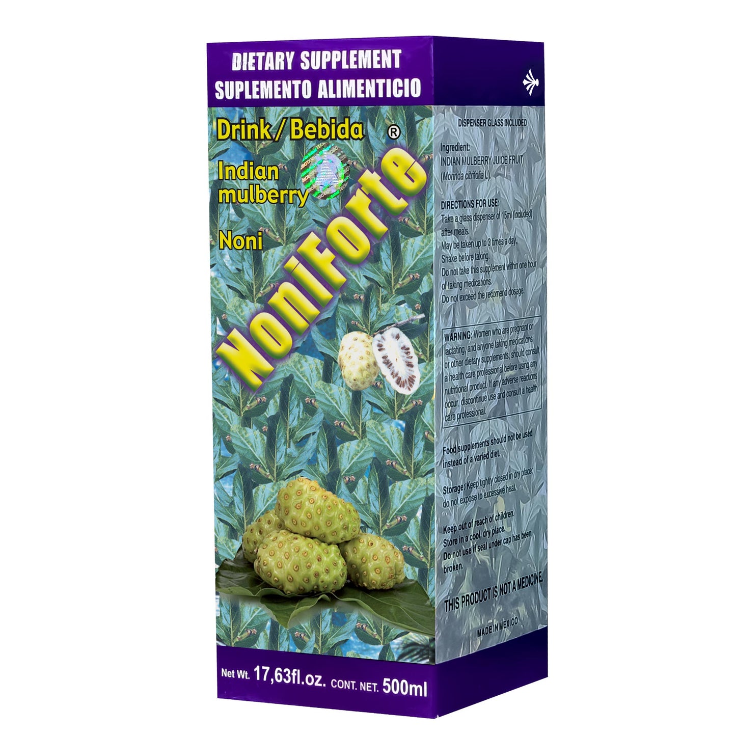 Bebida NONIFORTE ® noni fruto botella 500ml