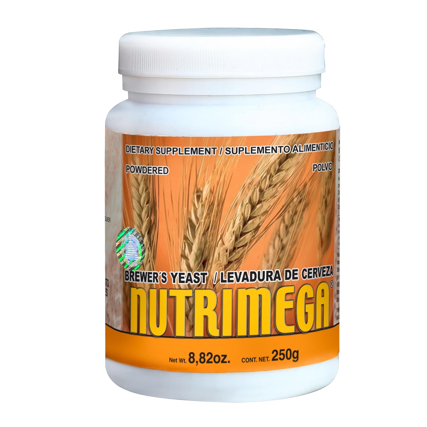 Polvo NUTRIMEGA ® levadura de cerveza frasco 250g