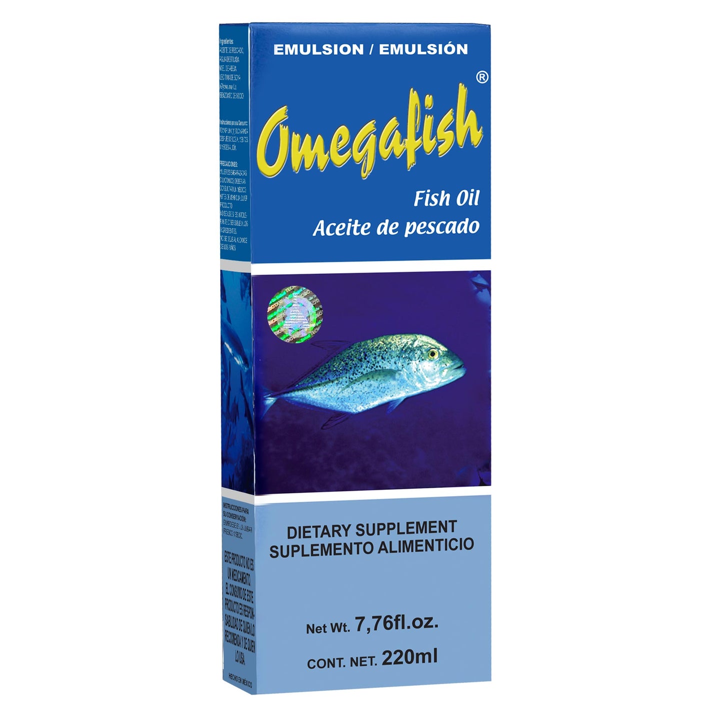 Emulsión OMEGAFISH ® aceite de pescado caja frasco 220ml