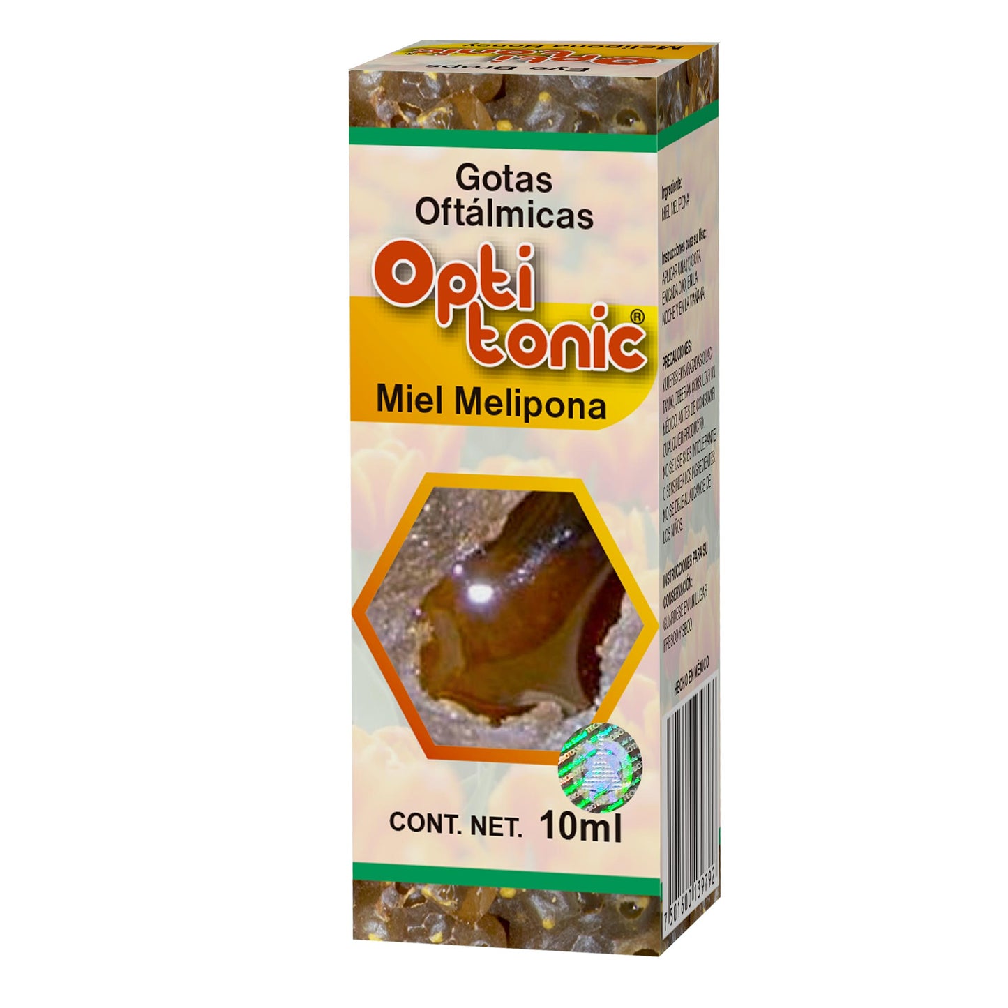 Gotas oftálmicas OPTITONIC ® miel melipona frasco 10ml