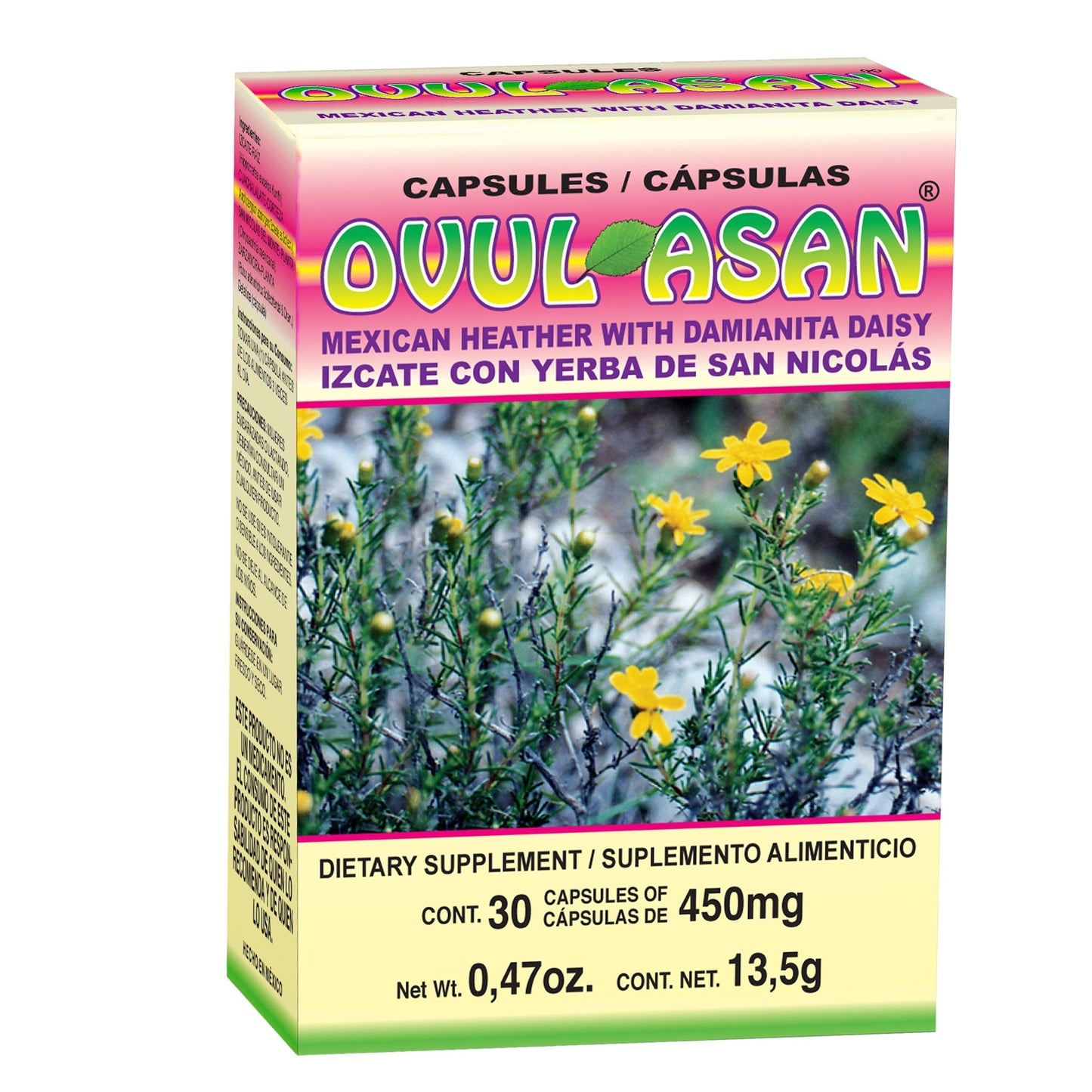 Cápsulas OVULASAN ® izcate y san nicolás caja blister 30