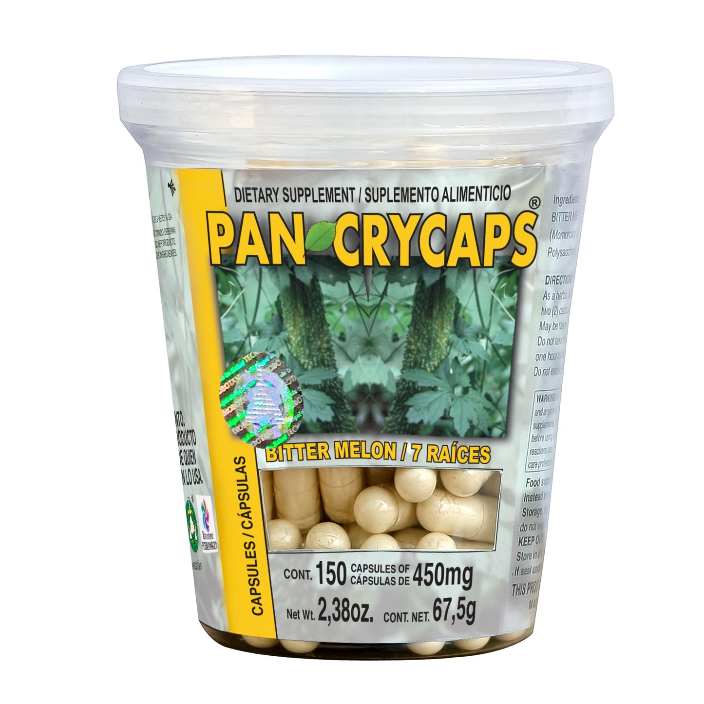 Cápsulas PANCRYCAPS ® siete raíces frasco 150