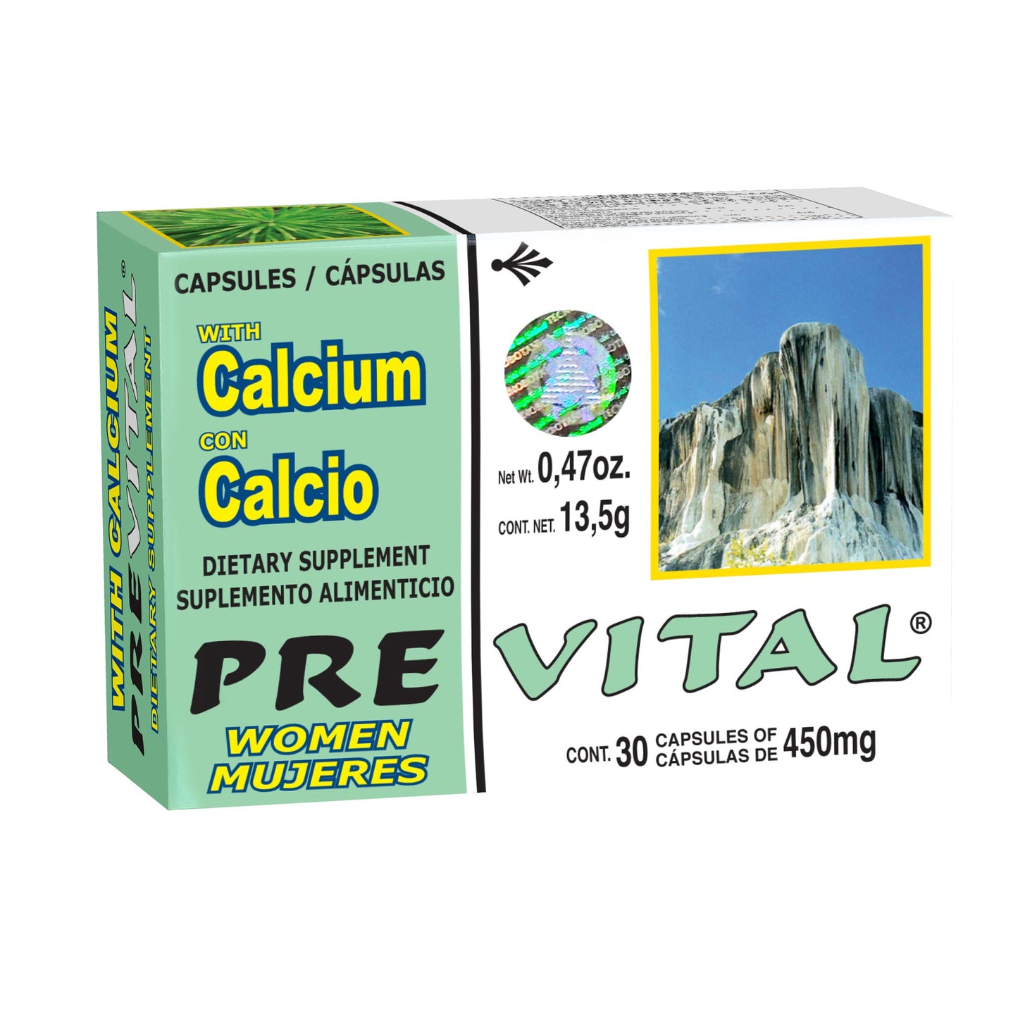 Cápsulas PREVITAL ® MUJERES calcio caja blister 30