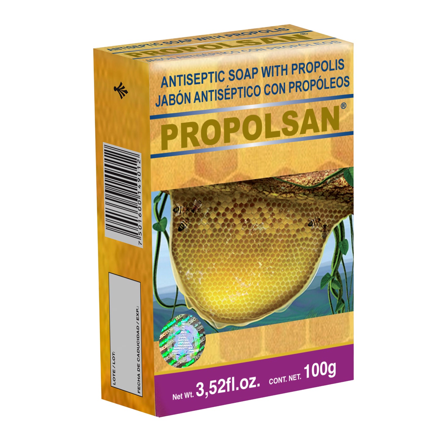 Jabón PROPOLSAN ® propóleo caja barra 100g