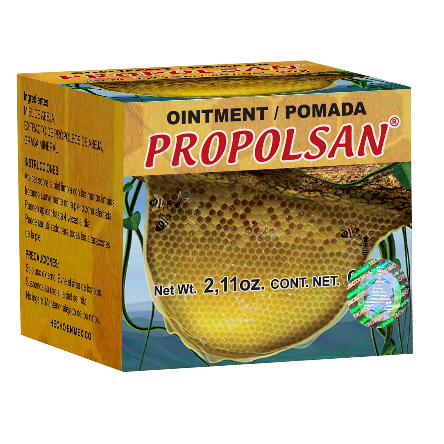 Pomada PROPOLSAN ® miel de abeja propóleo tarro 60g