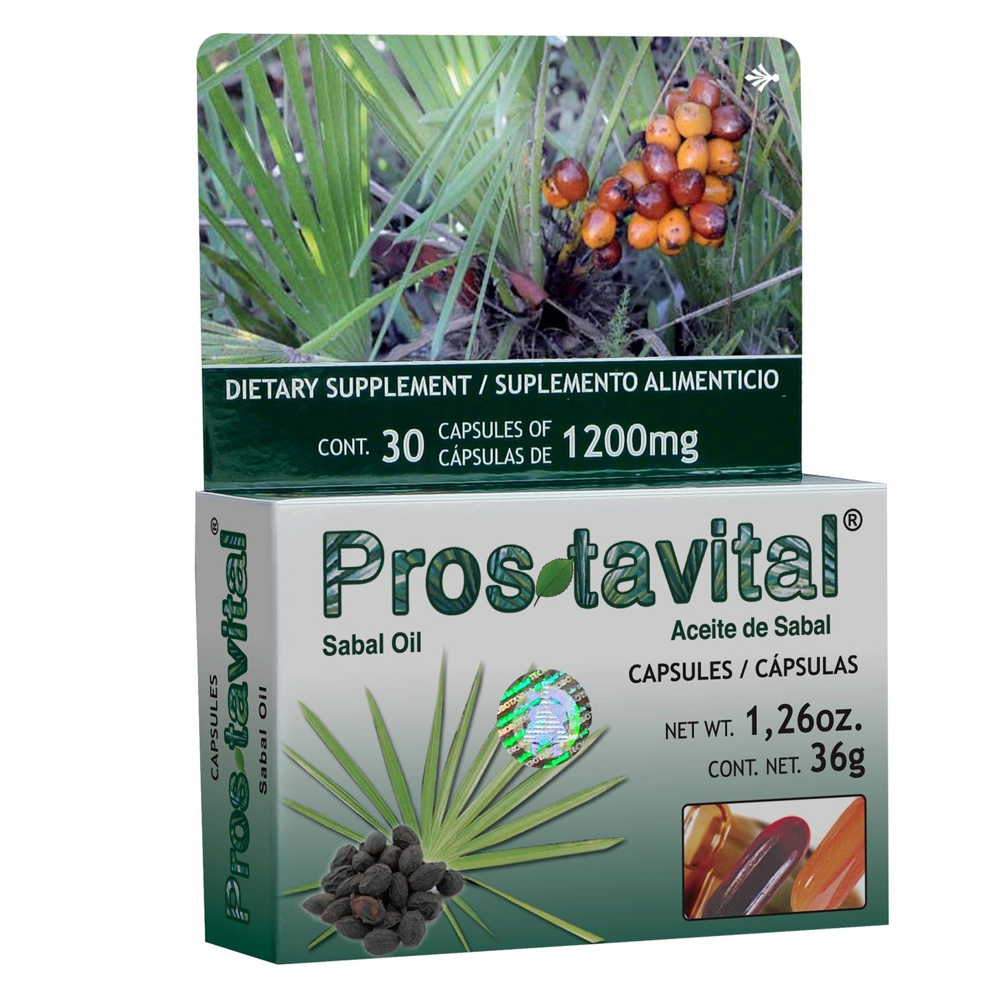 Cápsulas PROSTAVITAL ® bayas de sabal caja blister 30