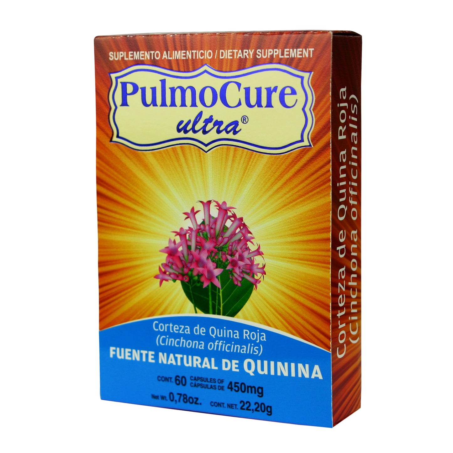 Cápsulas PULMOCURE ULTRA® quina roja caja blister 60