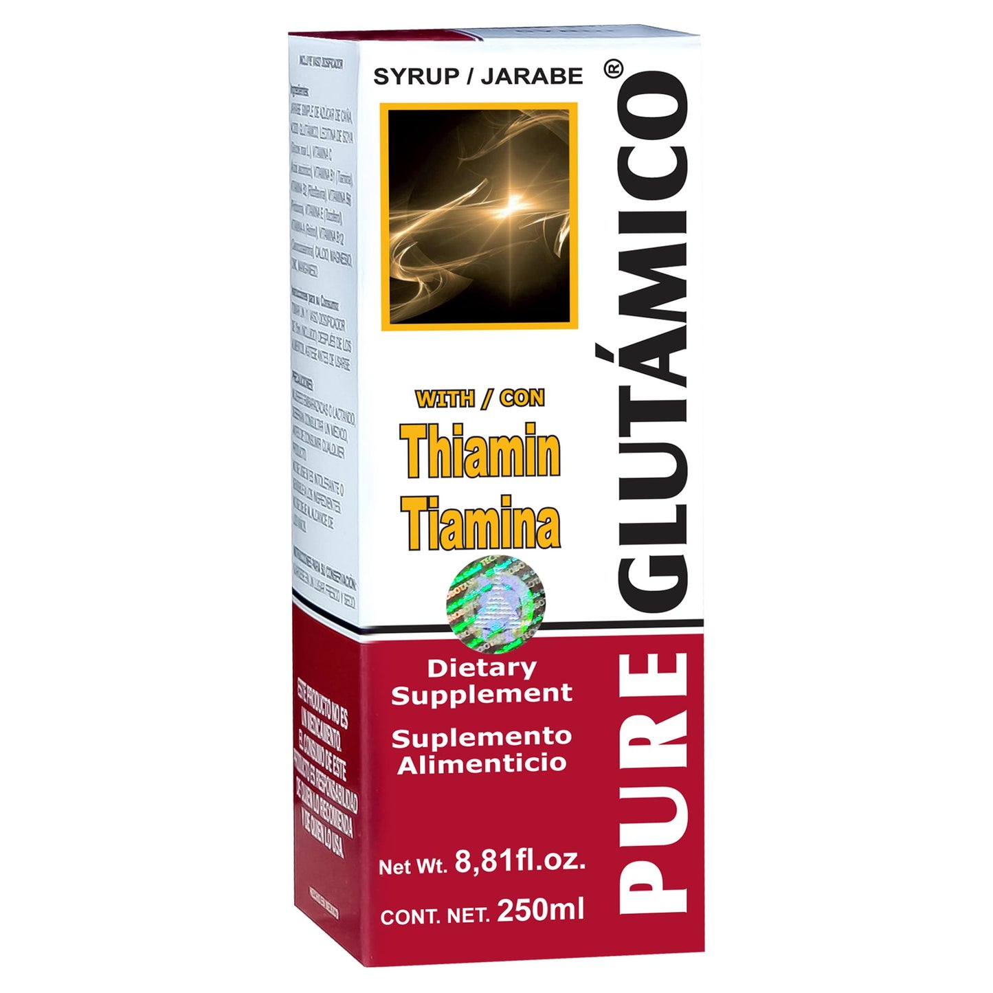 Jarabe PURE GLUTAMICO ® pure glutámico con tiamina caja frasco 250ml