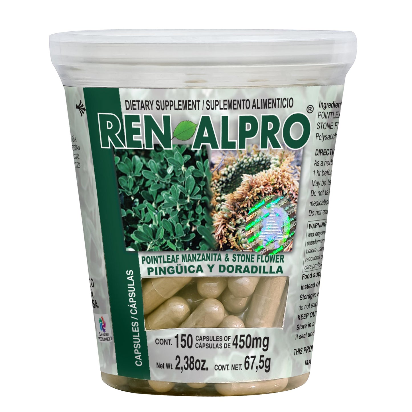 Cápsulas RENALPRO ® pingüica y doradilla frasco 150