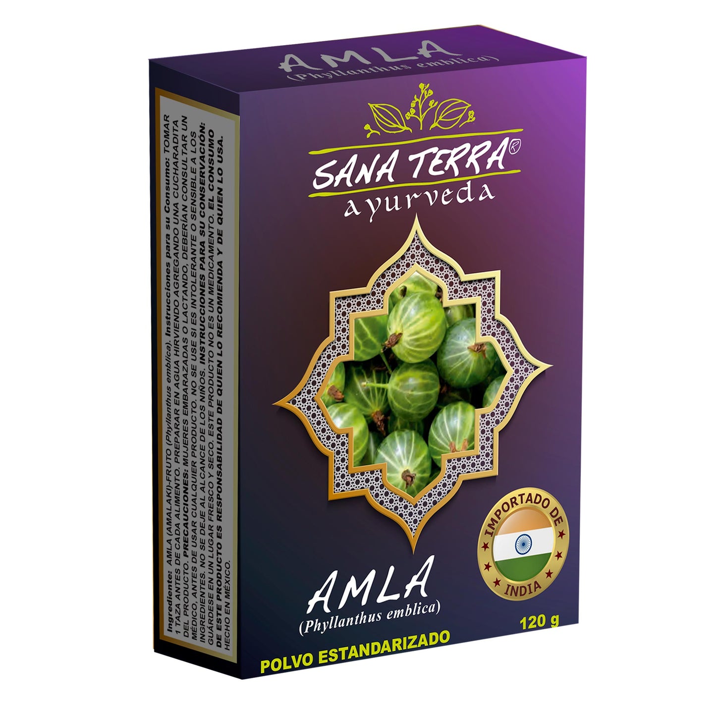 Polvo SANATERRA® amla caja sobre 120g