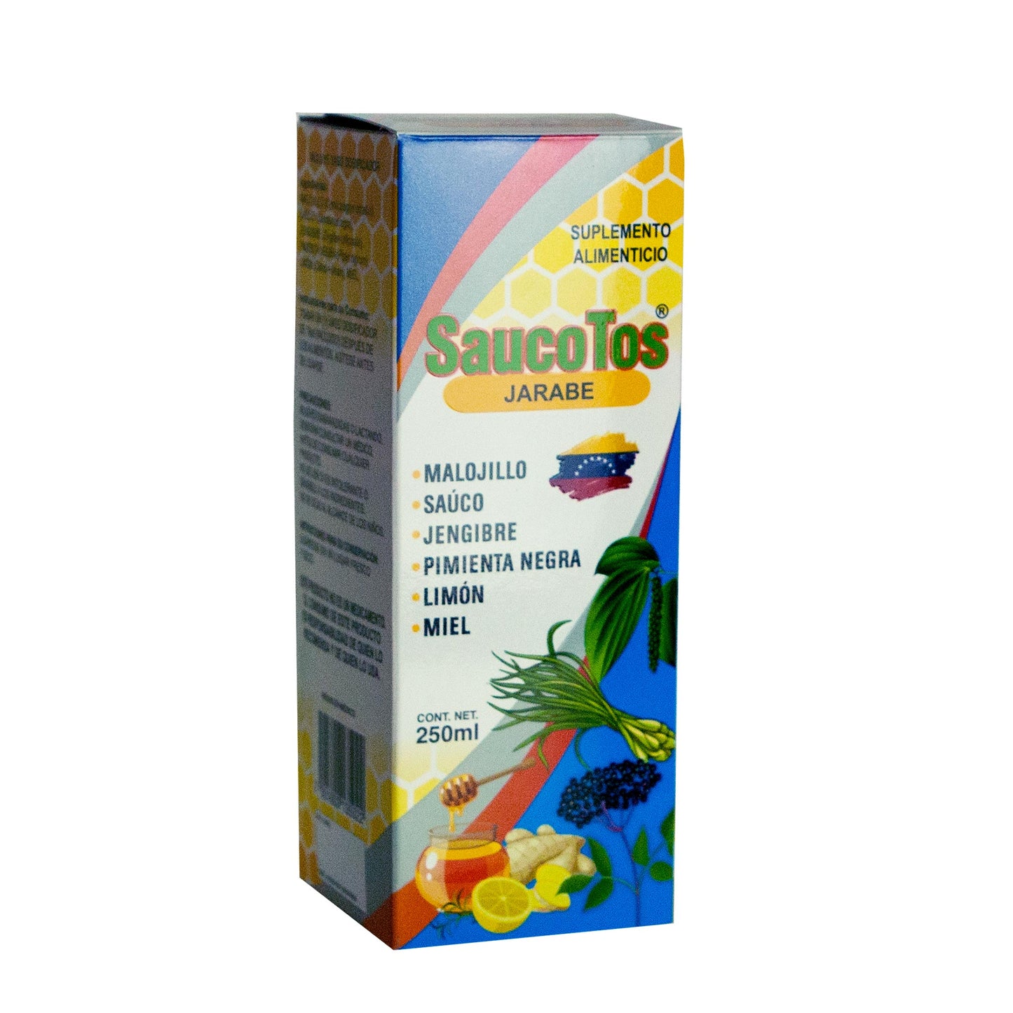Jarabe SAUCOTOS® saúco reforzado caja frasco 250ml