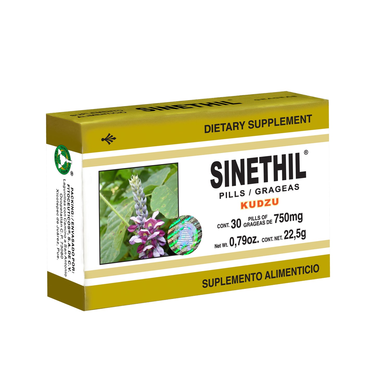 Grageas SINETHIL ® kudzu caja blister 30