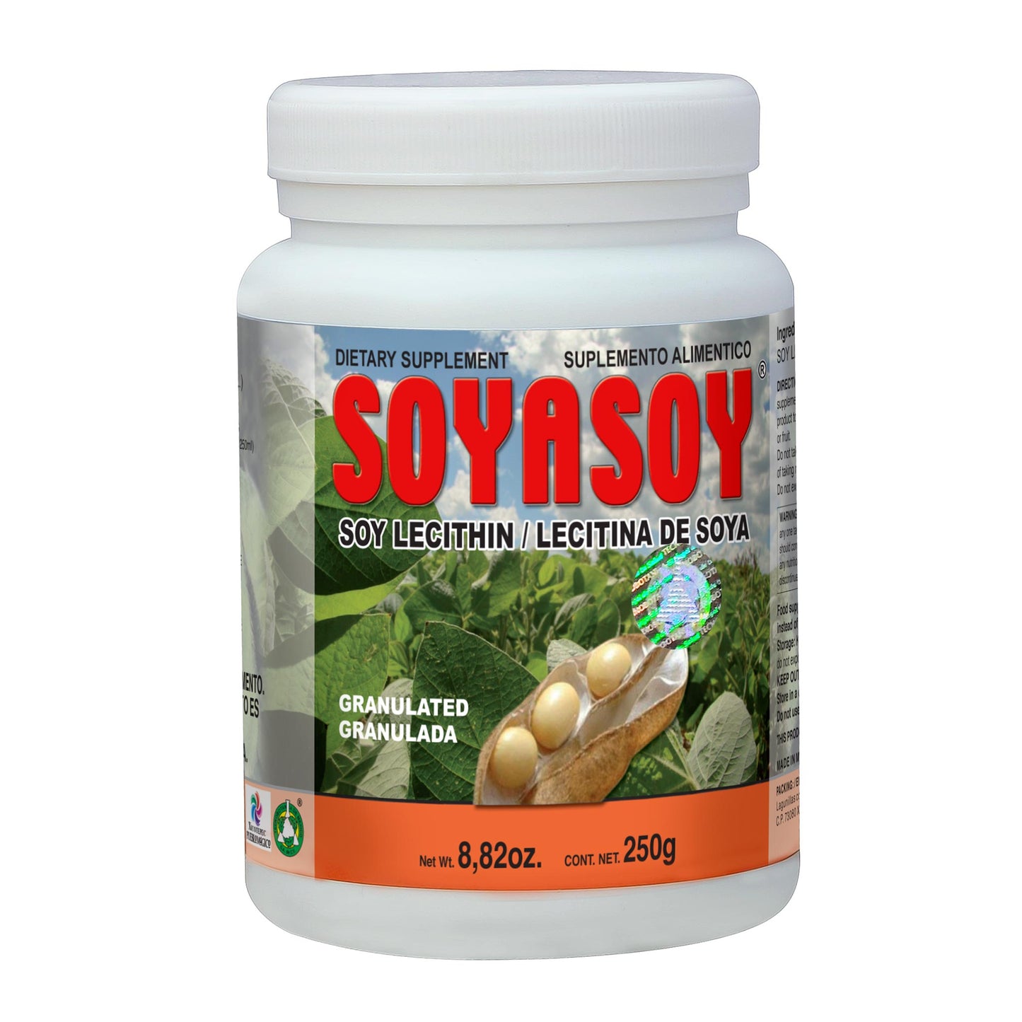 Granulado SOYASOY ® lecitina de soya frasco 250g