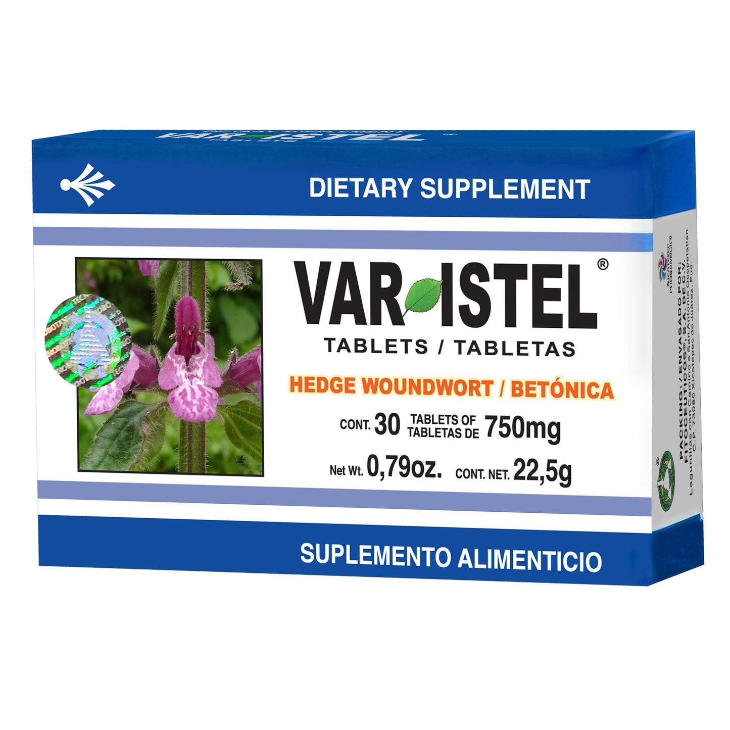 Tabletas VARISTEL ® betónica caja blister 30
