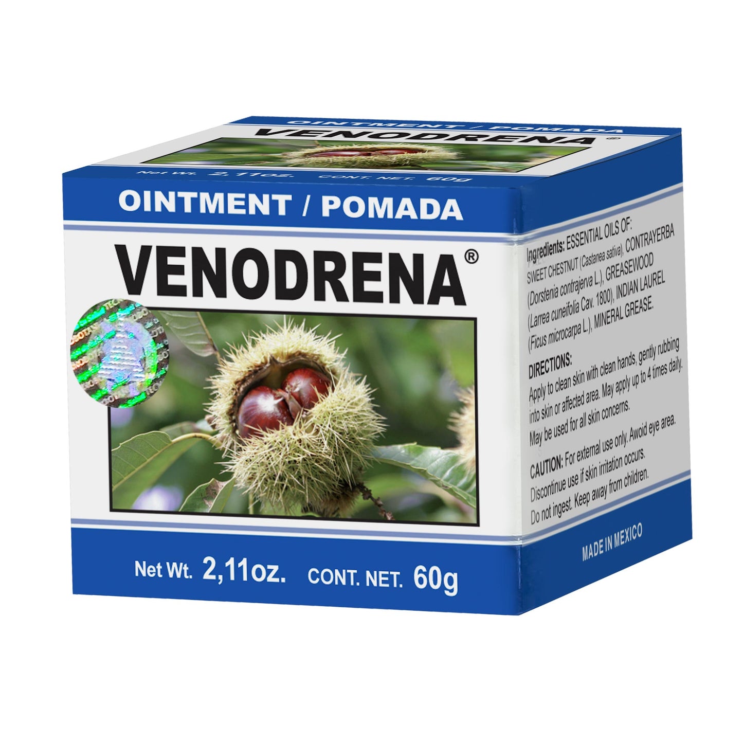 Pomada VENODRENA ® aceite de castañal bravo tarro 60g