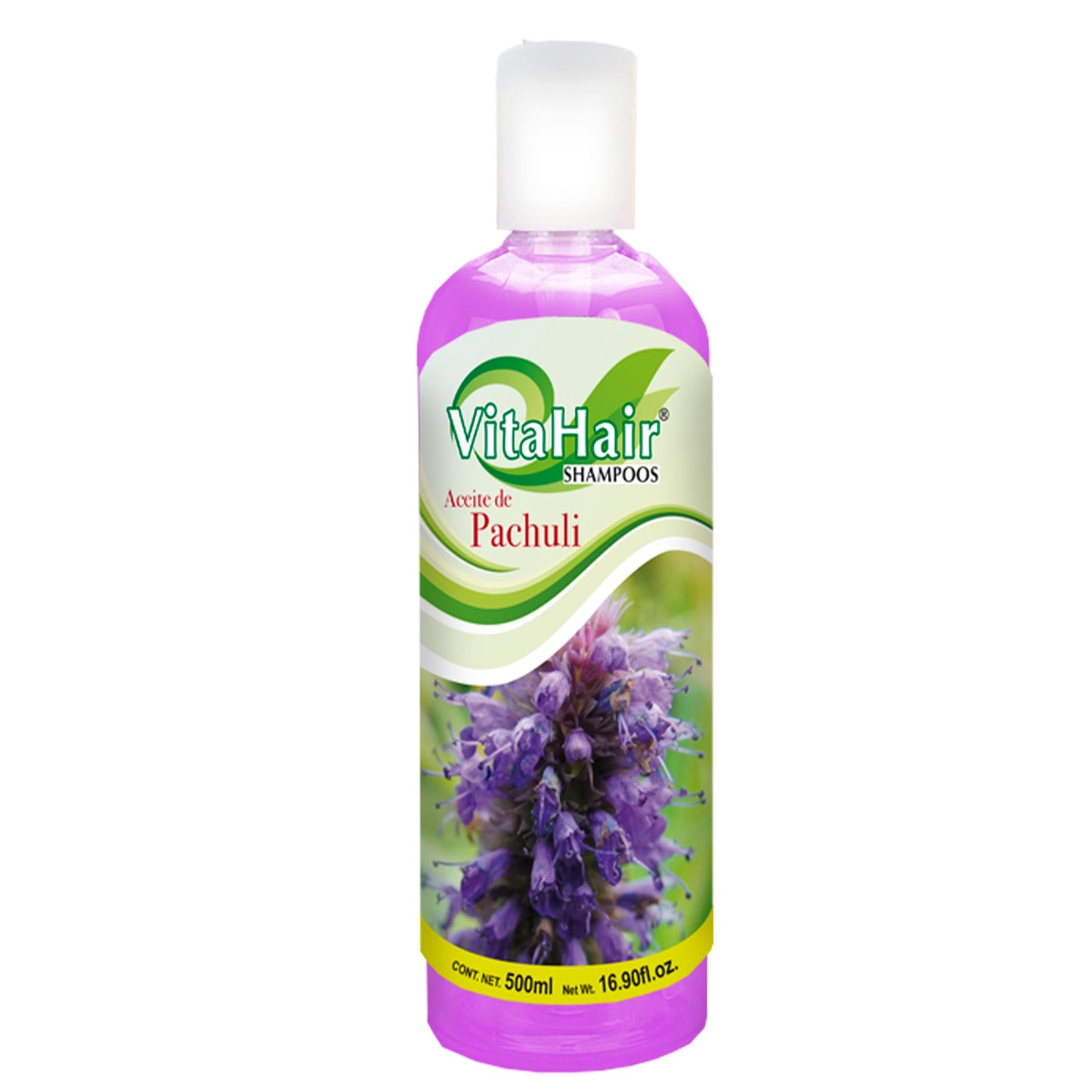 Shampoo VITAHAIR ® aceite de pachuli frasco 500ml