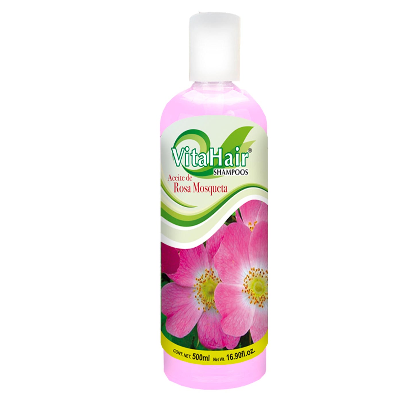 Shampoo VITAHAIR ® aceite de rosa mosqueta frasco 500ml