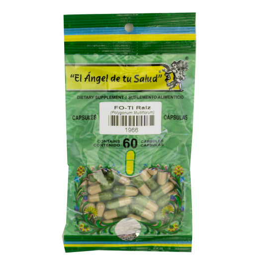 FO-TI raíz ™ Cápsula dura bolsa verde 60