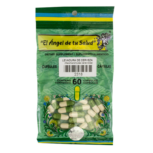LEVADURA DE CERVEZA ™ Cápsula dura bolsa verde 60