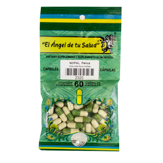 NOPAL Penca ™ Cápsula dura bolsa verde 60