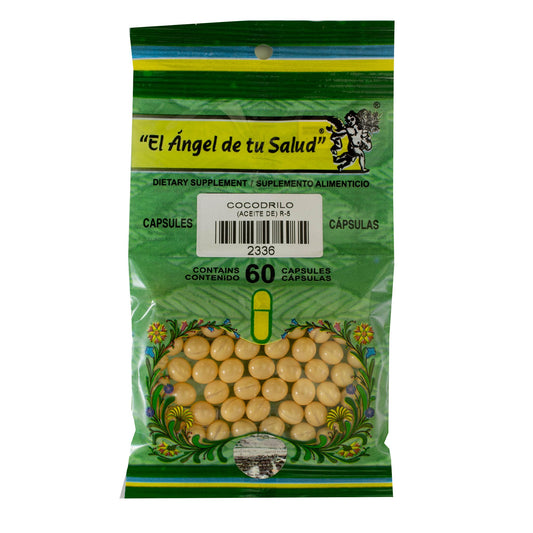 COCODRILO Aceite ™ Cápsula blanda bolsa verde 60