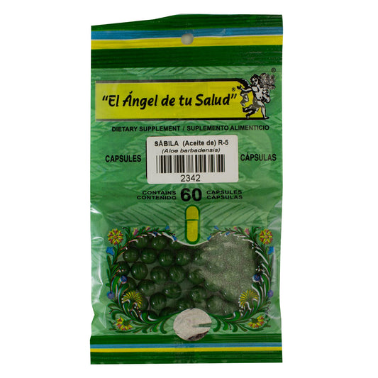 SÁBILA aceite ™ Cápsula blanda bolsa verde 60