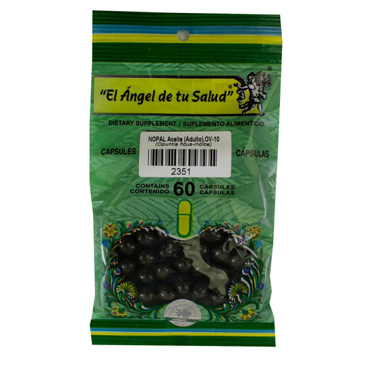 NOPAL Aceite ™ Cápsula blanda bolsa verde 60