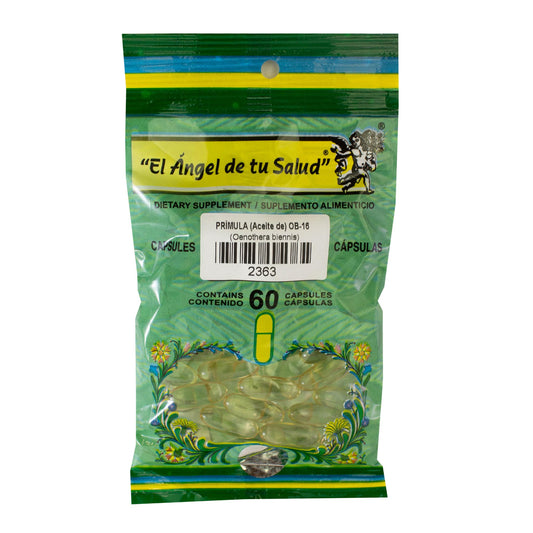 PRÍMULA Aceite ™ Cápsula blanda bolsa verde 60