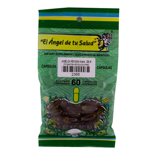 ANGÉLICA MEXICANA Aceite ™ Cápsula blanda bolsa verde 60