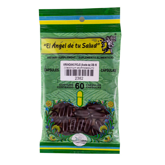 ARÁNDANO ROJO Aceite ™ Cápsula blanda bolsa verde 60