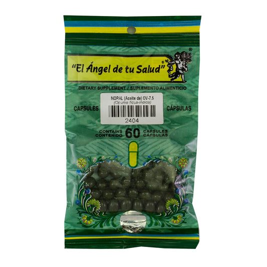 NOPAL Aceite ™ Cápsula blanda bolsa verde 60