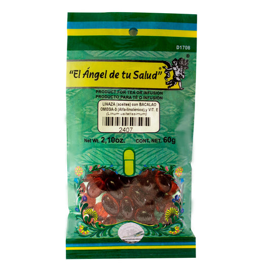 BACALAO, OMEGA 3 y VITAMINA E ™ Cápsula blanda bolsa verde 60